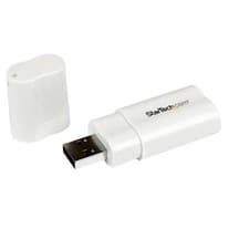 Image of StarTech USB to Stereo Audio Adapter Converter