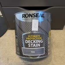 Image of Ronseal 2.5 L Ultimate Protection Decking Stain Slate - Grey