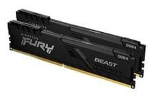 Image of Kingston Technology FURY Beast 64GB 3600MT/s DDR4 CL18 DIMM (Kit of 2) Black