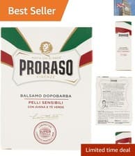 Image of Proraso White Aftershave Balm for Sensitive Skin - 100ml Travel Size Magic