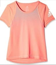 Image of Adidas Junior Girls Climacool Sport Running Casual T Shirt