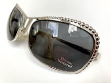Image of VIVIENNE WESTWOOD STUNNING CHROME UNISEX SUNGLASSES VW55402 NEW OLD STOCK