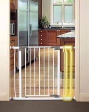 Image of Dreambaby Ava & Liberty Baby Safety Gate Extension - 9cm Wide & 76cm Tall - Whi