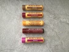 Image of 5 Pack Burts Bees Lip Balm Assorted Flavours 5 X 4.25g NO PACKAGING