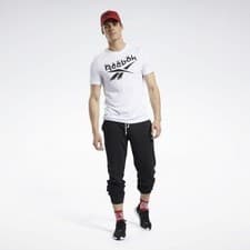 Image of REEBOK Men's Training Essentials FK6024  Cuffed Sweatpants Black BNWT