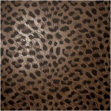Image of Animal Print Wallpaper Brown Pink Fur Effect Leopard Spots Modern Feature Wall