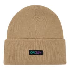 Image of Oakley FOS900707-32F-U B1B Gradient Patch Beanie Pebble One Size Adult Casual