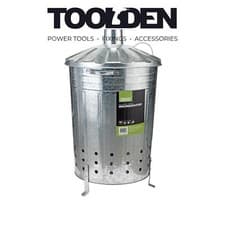 Image of Draper 53253 Galvanised Garden Incinerator (85L)