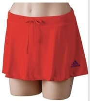 Image of Adidas Tennis Women Red And Purple Skort Size L RRP £24.99