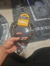 Image of Master Lock 8390EURDPRO Weather Tough 40mm Padlock & Chain 90cm x 6mm MLK8390PRO