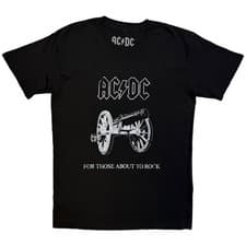 Image of AC/DC Unisex T-Shirt: About to Rock (Black)