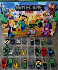 Image of 2025 Advent Calendar Minecraft Figures Celebrations Blind Box 24 Days Countdown