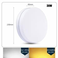 Image of Round LED Ceiling Down Light Ultra Thin Flush Mount Kitchen Lamp Home Fixture