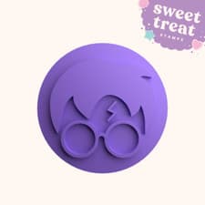 Image of Harry Potter Inspired Cookie Embosser Stamp Cupcake Fondant Stamp Icing Stamp
