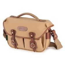 Image of New Billingham Hadley Small Pro Shoulder Bag - Khaki Canvas / Tan