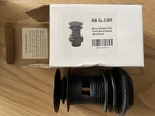 Image of Brand New Matt Black Slotted Basin Waste