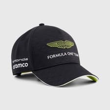 Image of Aston Martin Team Cap,  2026, Black, Adult ,Adjustable, Official Merchandise