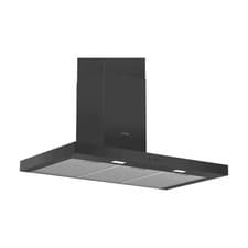 Image of Bosch Series 2 90cm Chimney Cooker Hood - Black DWB96BC60B