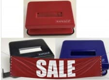 Image of Rapesco Med 2 Hole Punch 20 Sheet Assorted Colors PACK OF 2 