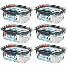 Image of 6 x Sistema Brilliance 920ml Food Container 100% Leak Proof - Microwave Safe/Lid