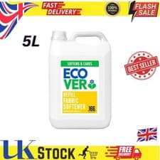 Image of Ecover Fabric Softener Refill, Fabric Conditioner, Fresh Gardenia & Vanilla Scen