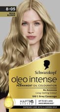 Image of Schwarzkopf Oleo Intense Permanent Oil Colour 8-05 Beige Blonde Hair Dye, Perfec