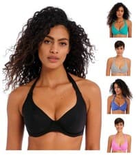 Image of Freya Jewel Cove Bikini Top Halterneck Underwired Classic Womens Swimwear 7232