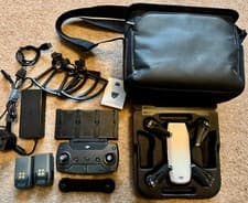 Image of DJI spark drone - complete set up