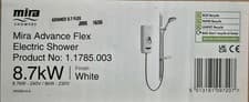 Image of Mira Advance 8.7kW Thermostatic Electric Shower - White (1.1785.003)