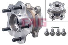 Image of 713 6139 30 FAG WHEEL BEARING KIT REAR AXLE FOR NISSAN RENAULT
