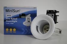 Image of Fire Rated GU10 Downlight White NO BULB (17069)