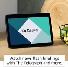 Image of Echo Show 10 (2nd Gen) HD smart display with Alexa Charcoal Black Fabric