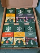 Image of Starbucks by Nespresso 50-count Coffee Pods (5 Boxes)Assorted Blonde Colombia ++