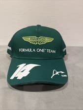 Image of Aston Martin F1 Team Alonso #14 Hat Green Formula One Racing Cap One Size NWT