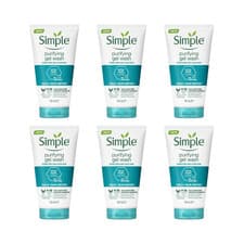 Image of Simple Purifying Facial Wash Daily Skin Detox 150ml - Pack of 6