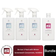 Image of Autoglym De-Icer 3 Pack with Winter Screenwash Concentrate, 4x500ml