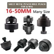 Image of 16mm to 55 mm Q.Max Sheet Metal Punch Hole Punch Cutting neat holes