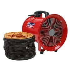 Image of Sealey Portable Ventilator �250mm with 5m Ducting VEN250 