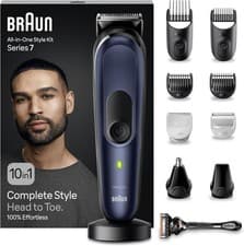 Image of Braun All-in-One Style Kit Series 7 MGK7410 10-in-1 Trimmer Grooming Kit OPENBOX