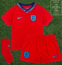 Image of Nike England Away Kit - Full Kit - Football Shirt Shorts Socks - Infants