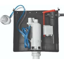 Image of Wirquin Pneu Compact II Pneumatic Concealed Cistern Dual Flush Side Entry CPL63C