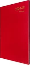 Image of 2024-25 Leather-Bound A4 Diary: Week to View Academic Planner for Professionals