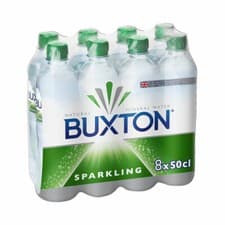 Image of Buxton Sparkling Natural Mineral Water 500ml (8 Bottles)