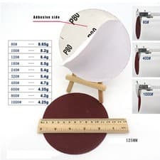 Image of Self Adhesive Sanding Discs Sticky Backed Sand Paper 60 - 2000 Grit 125mm 150mm