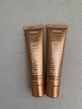 Image of 2 x Sally Hansen Airbrush Legs Roll-On Highlighter Illuminator Golden Glow 100ml