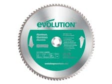 Image of EVOLUTION 80Tblade14 355mm TCT Aluminium Cutting Saw Blade 80T