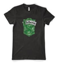 Image of House Slytherin Shield Potter Wizard Personalised Unisex Adult T Shirt