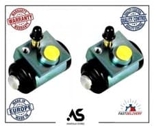 Image of 2X Wheel Brake Cylinder Rear For Citroen C-Ellysee C3 C4 Cactus Peugeot 208 301