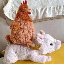 Image of Cecil the Chicken Plush Toy - Super Soft & Cuddly Stuffed Animal
