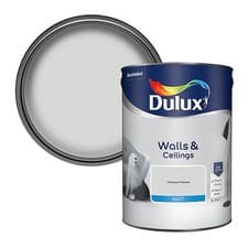 Image of Dulux Polished Pebble Matt Emulsion Wall Ceiling Paint 5L Interior Neutral UK XL